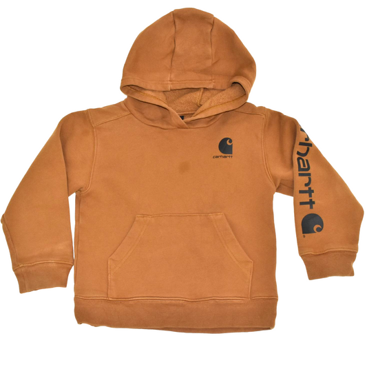 Brún barna Carhartt hettupeysa