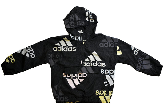 Barna adidas hettupeysa