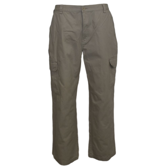Beige Chaps cargo buxur