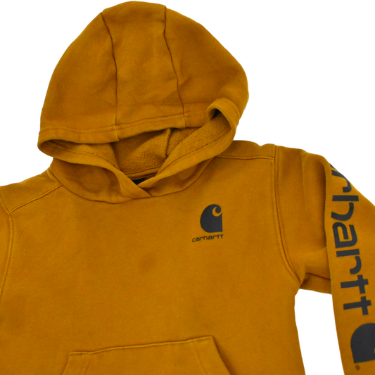 Brún barna Carhartt hettupeysa