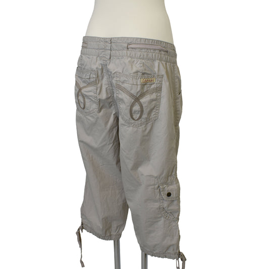Ljósgráar Calvin Klein capri buxur