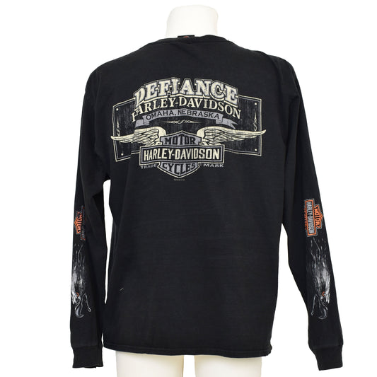 Harley Davidson síðerma bolur
