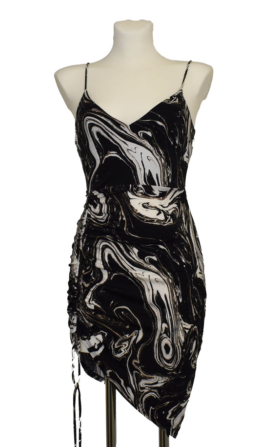 Stuttur marble bodycon kjóll