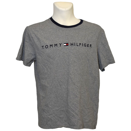 Tommy Hilfiger grár stuttermabolur