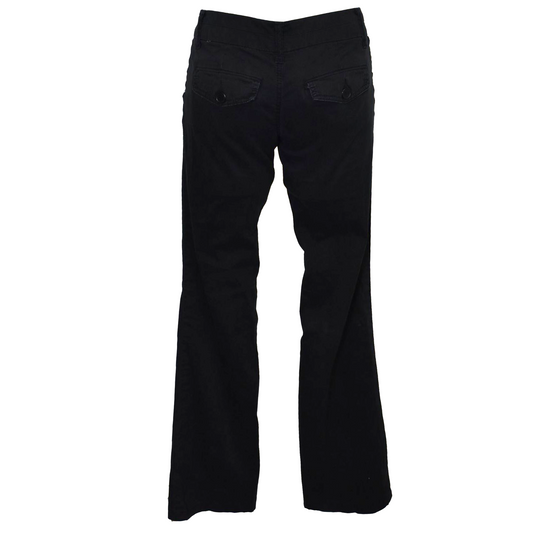 Svartar low waist suit buxur