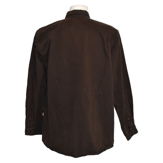 Brún Carhartt bómullarskyrta