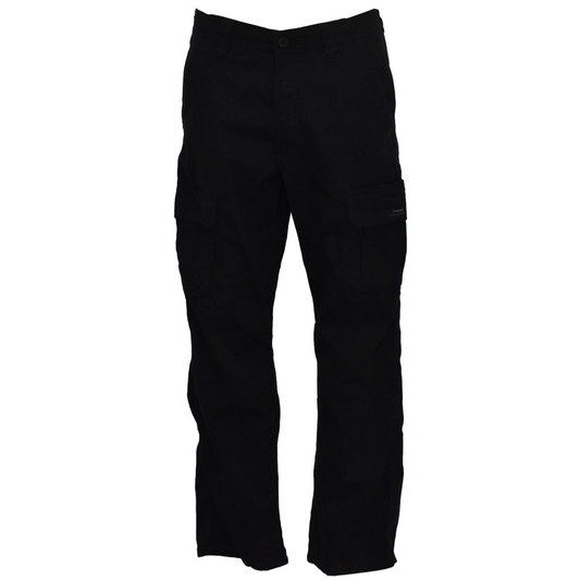 Svartar Wrangler cargo buxur