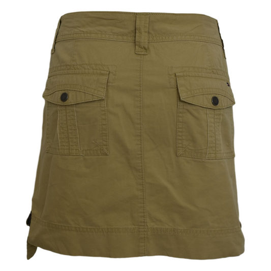 Ljósbrúnt Tommy Hilfiger stutt cargo pils