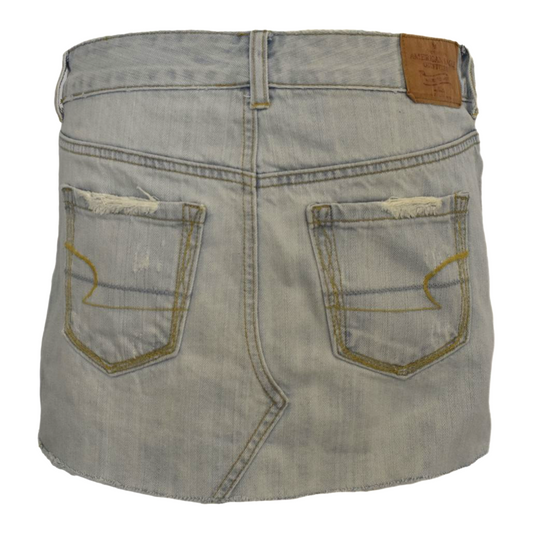 Ljósblátt American Eagle gallapils