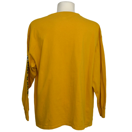 Gulur Green Bay packers síðermabolur