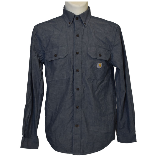 Grá Carhartt bómullarskyrta