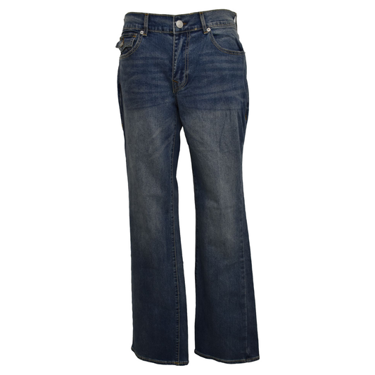 True Religion bláar bootcut gallabuxur