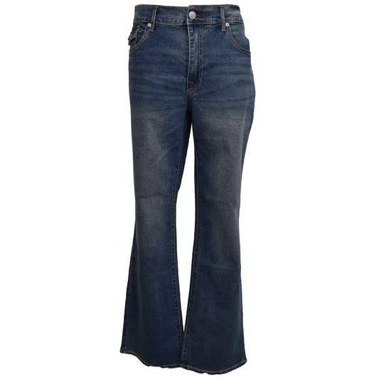 True Religion bláar bootcut gallabuxur